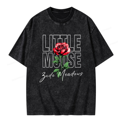 Pagewings Little Mouse Unisex Washed T-shirt