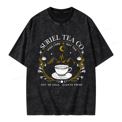 Pagewings Suriel Tea Co Unisex Washed T-shirt