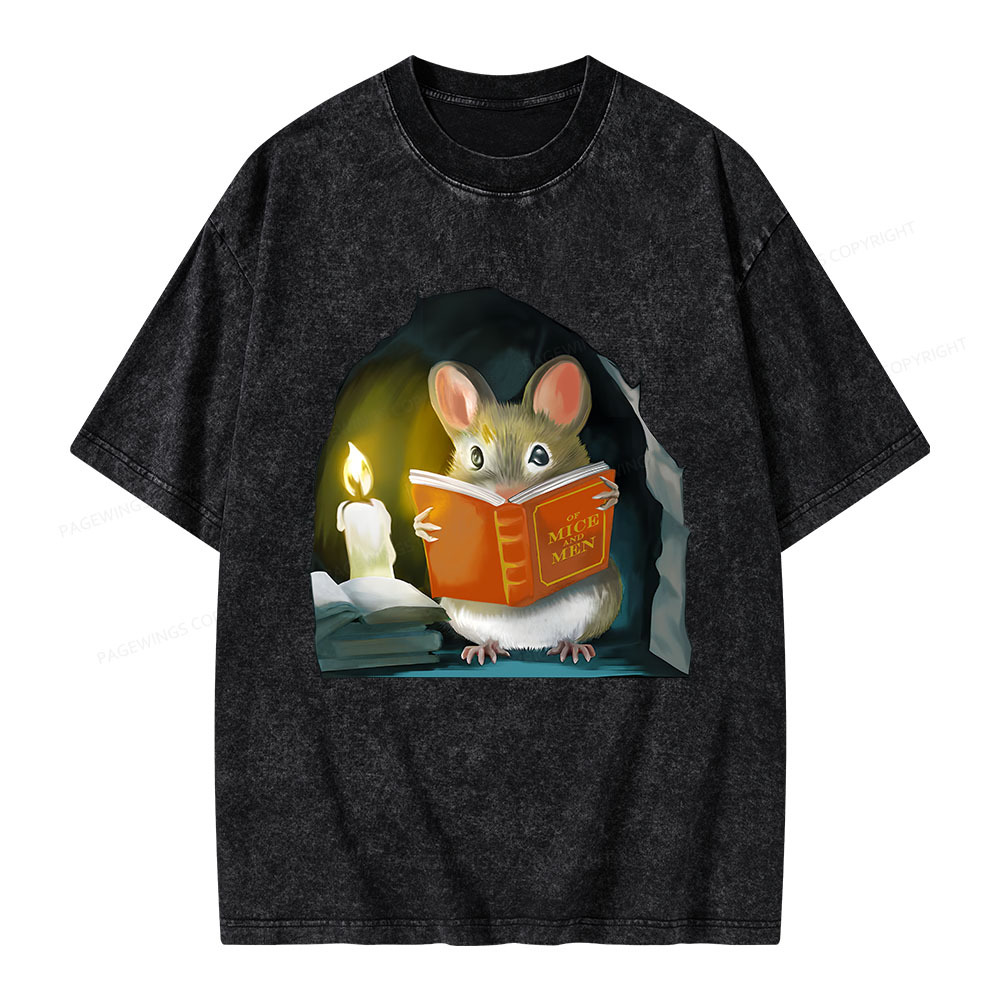 Pagewings Of Mice And Men Unisex Washed T-shirt