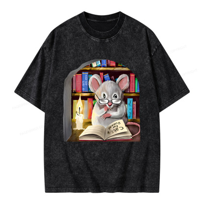 Pagewings Cats For Dummies Unisex Washed T-shirt