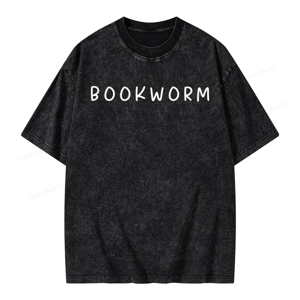 Pagewings Bookworm Unisex Washed T-shirt