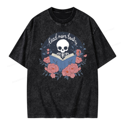 Pagewingsread  more  books Unisex Washed T-shirt