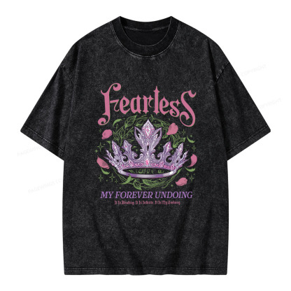 Pagewings Fearless Bookish Unisex Washed T-shirt