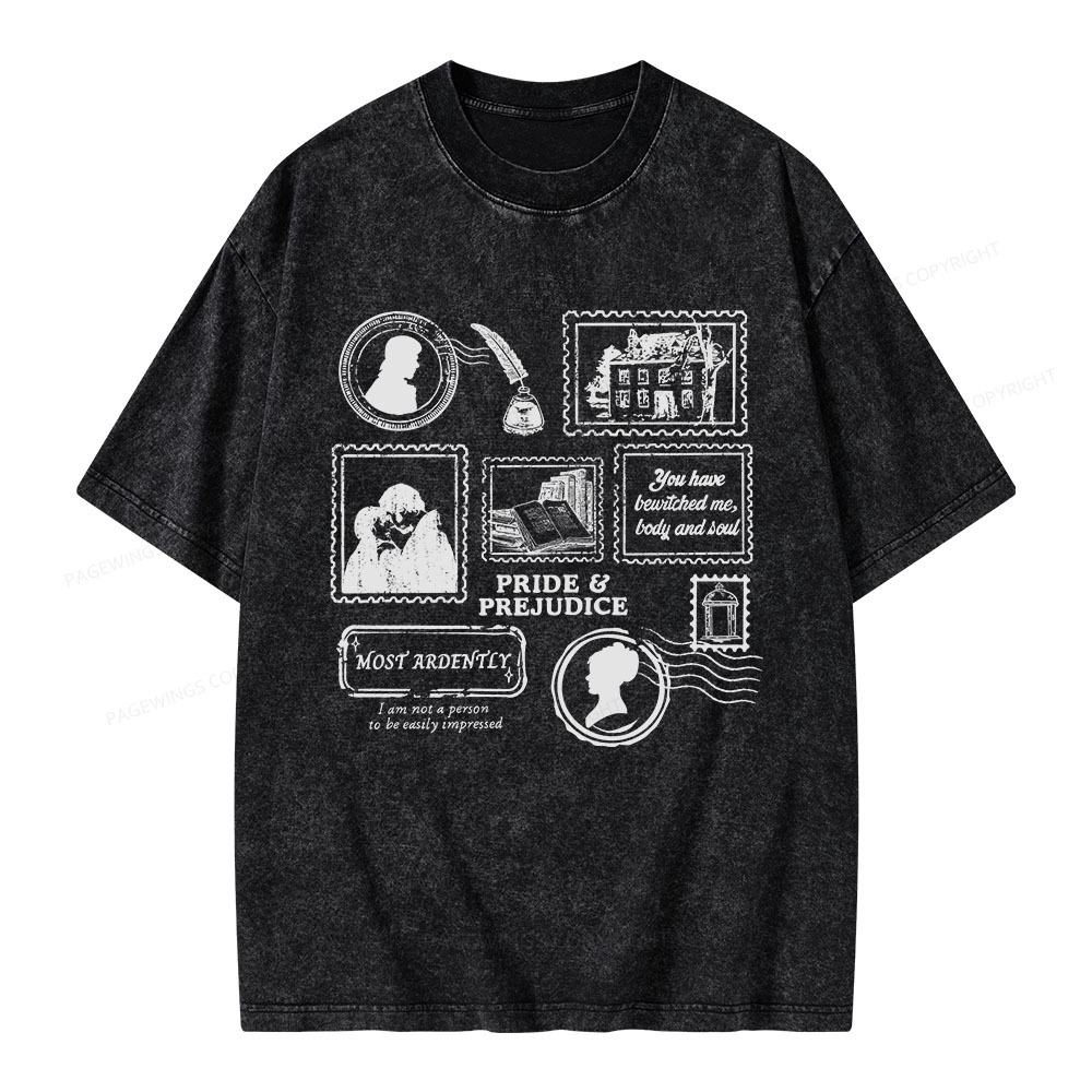 Pagewings You Have Bewitched Me Body And Soul Unisex Washed T-shirt