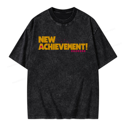 Pagewings New Achievement Unisex Washed T-shirt
