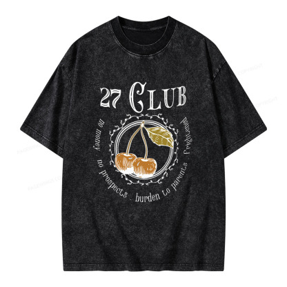 Pagewings 27 Club Unisex Washed T-shirt