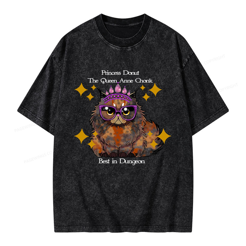 Pagewings Princess Donut Unisex Washed T-shirt