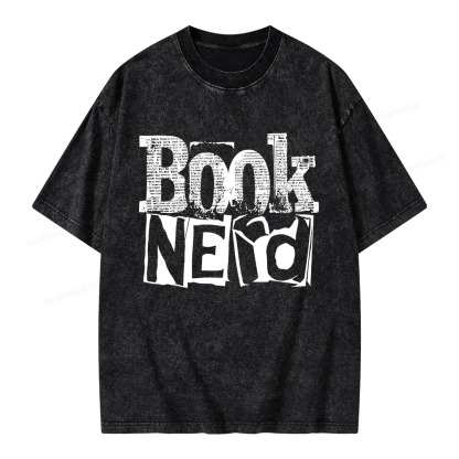 Pagewings Booknerd Unisex Washed T-shirt