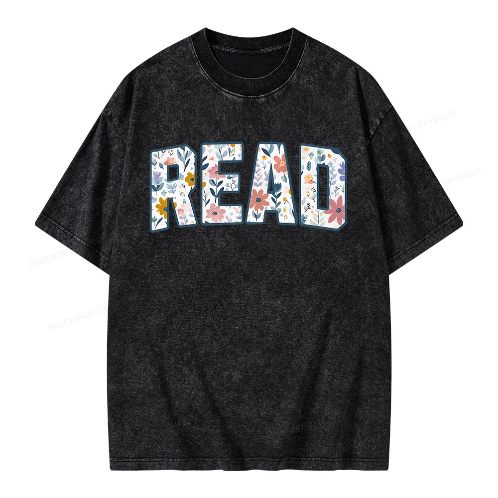 Pagewings Read Unisex Washed T-shirt