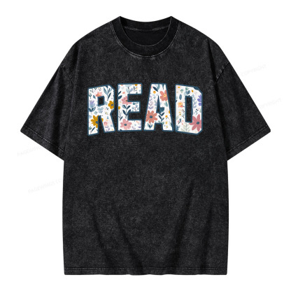 Pagewings Read Unisex Washed T-shirt