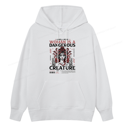 Pagewings  A Well-Read Woman is A Dangerous Creature Unisex Classic Hoodie