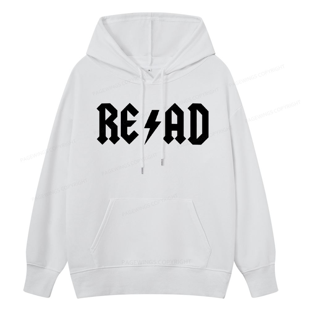 Pagewings Read Back In The Library "rock And Roll Unisex Classic Hoodie