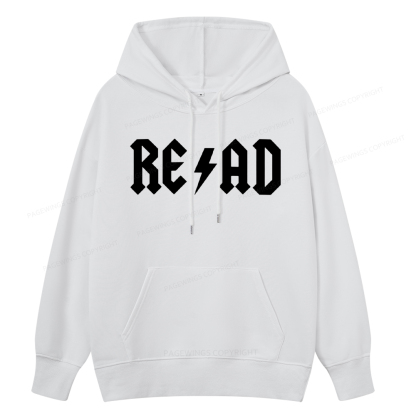 Pagewings Read Back In The Library "rock And Roll Unisex Classic Hoodie