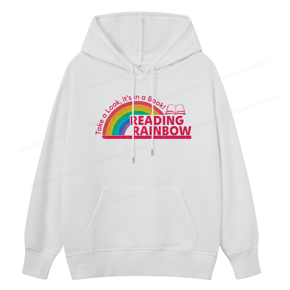 Pagewings Reading Rainbow Unisex Classic Hoodie