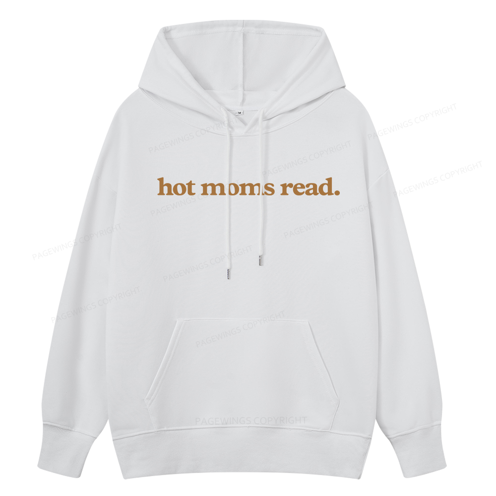 Pagewings Hot Moms Read Unisex Classic Hoodie