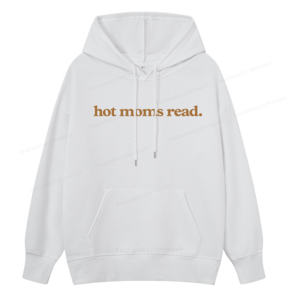 Pagewings Hot Moms Read Unisex Classic Hoodie