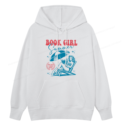 Pagewings Book Girl Summer Unisex Classic Hoodie