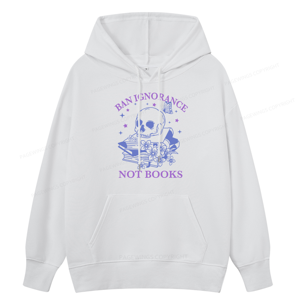 Pagewings Ban Lgnorance Not Books Unisex Classic Hoodie