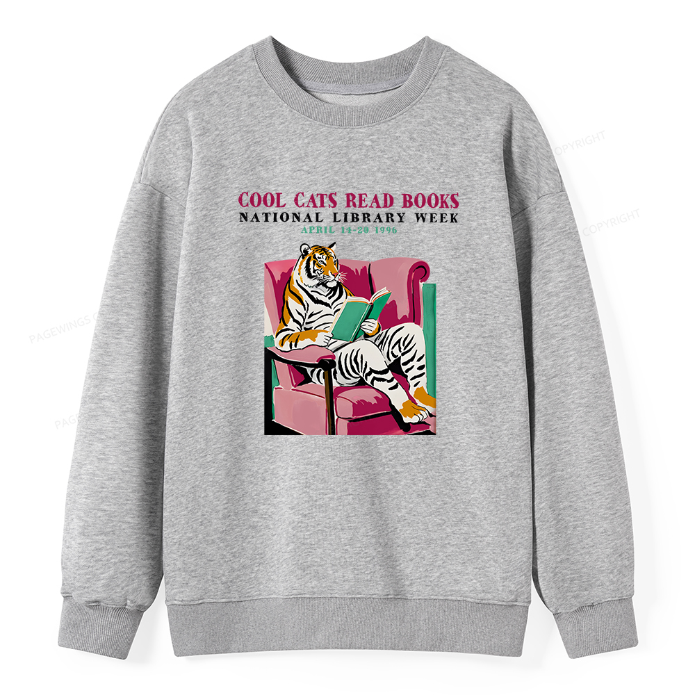 Pagewings Library Week Poster 1996 Unisex Classic Sweatshirt