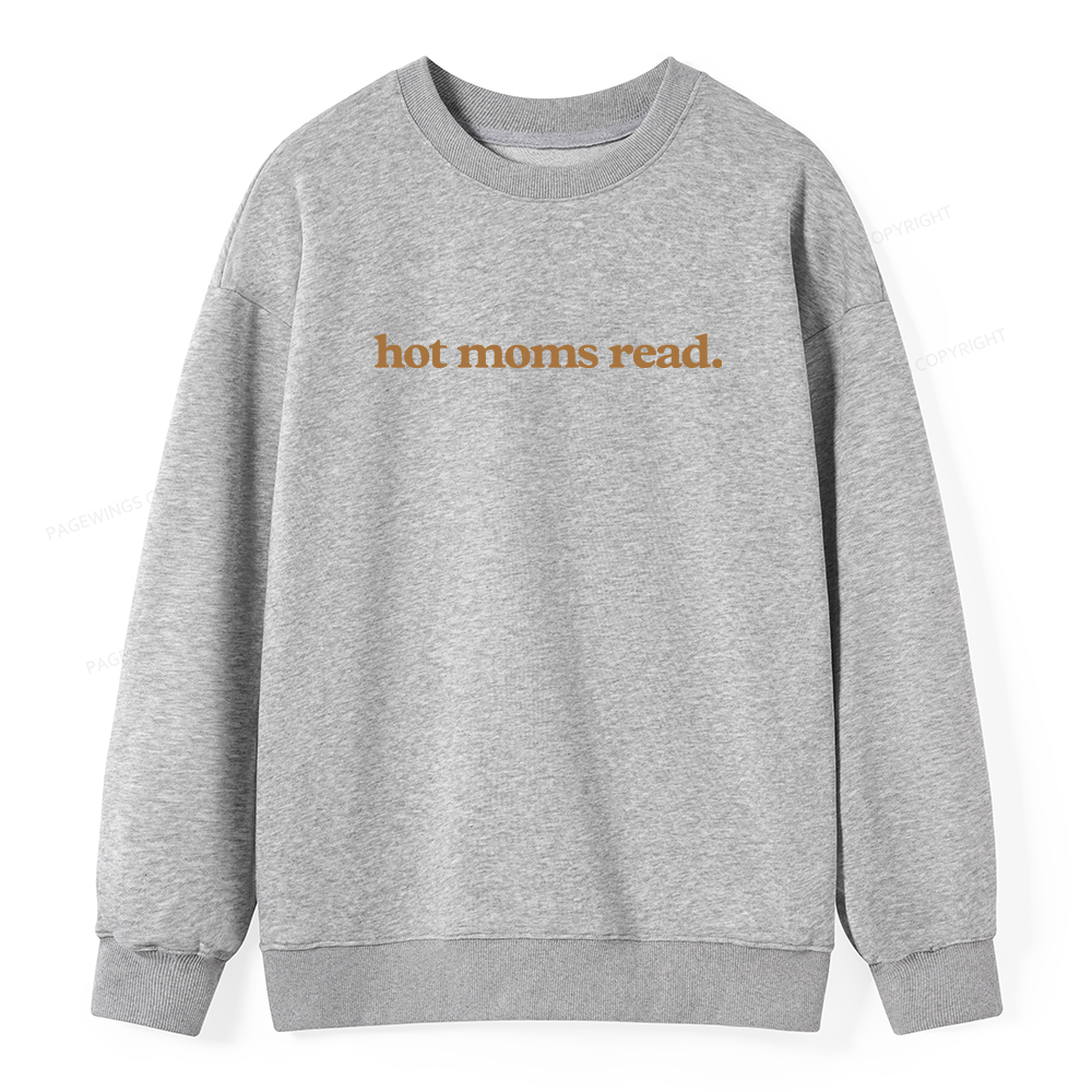Pagewings Hot Moms Read Unisex Classic Sweatshirt