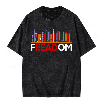 Pagewings Freadom Unisex Washed T-shirt