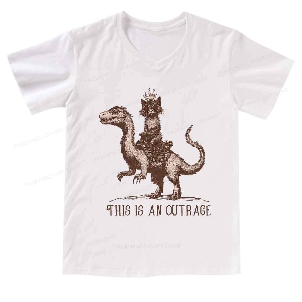 Pagewings Princess Donut  V-neck T-shirt