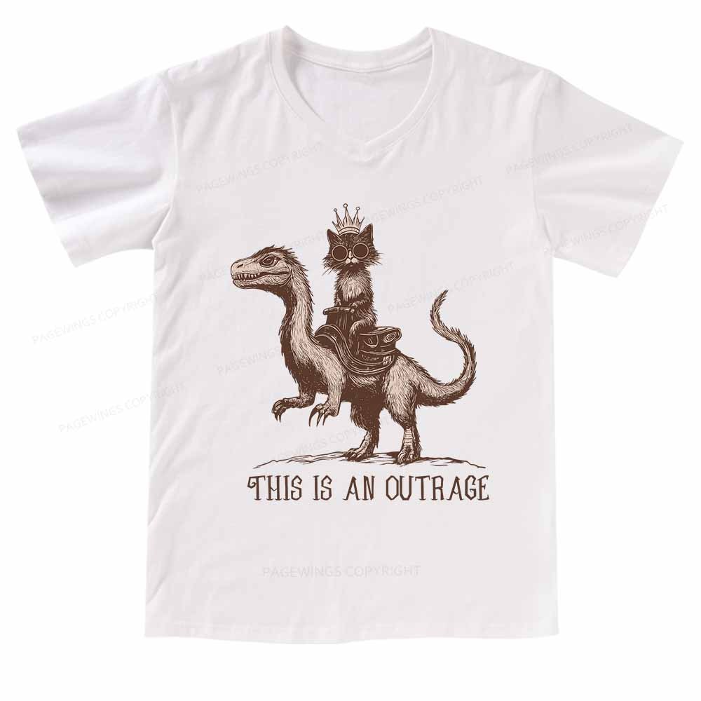 Pagewings Princess Donut  V-neck T-shirt