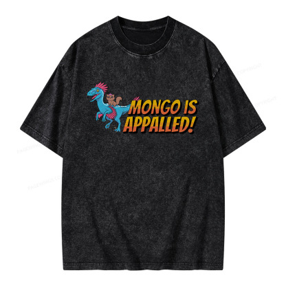 Pagewings Mongo is Appalled Unisex Washed T-shirt