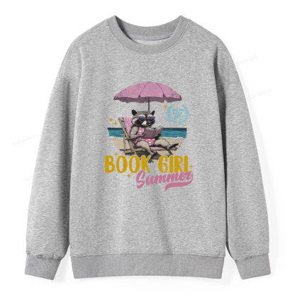 Pagewings Book Girl Summer Unisex Classic Sweatshirt