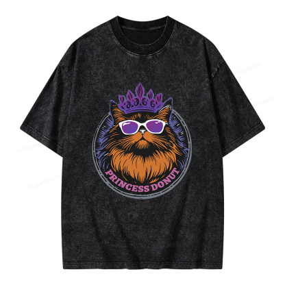 Pagewings Princess Donut Unisex Washed T-shirt
