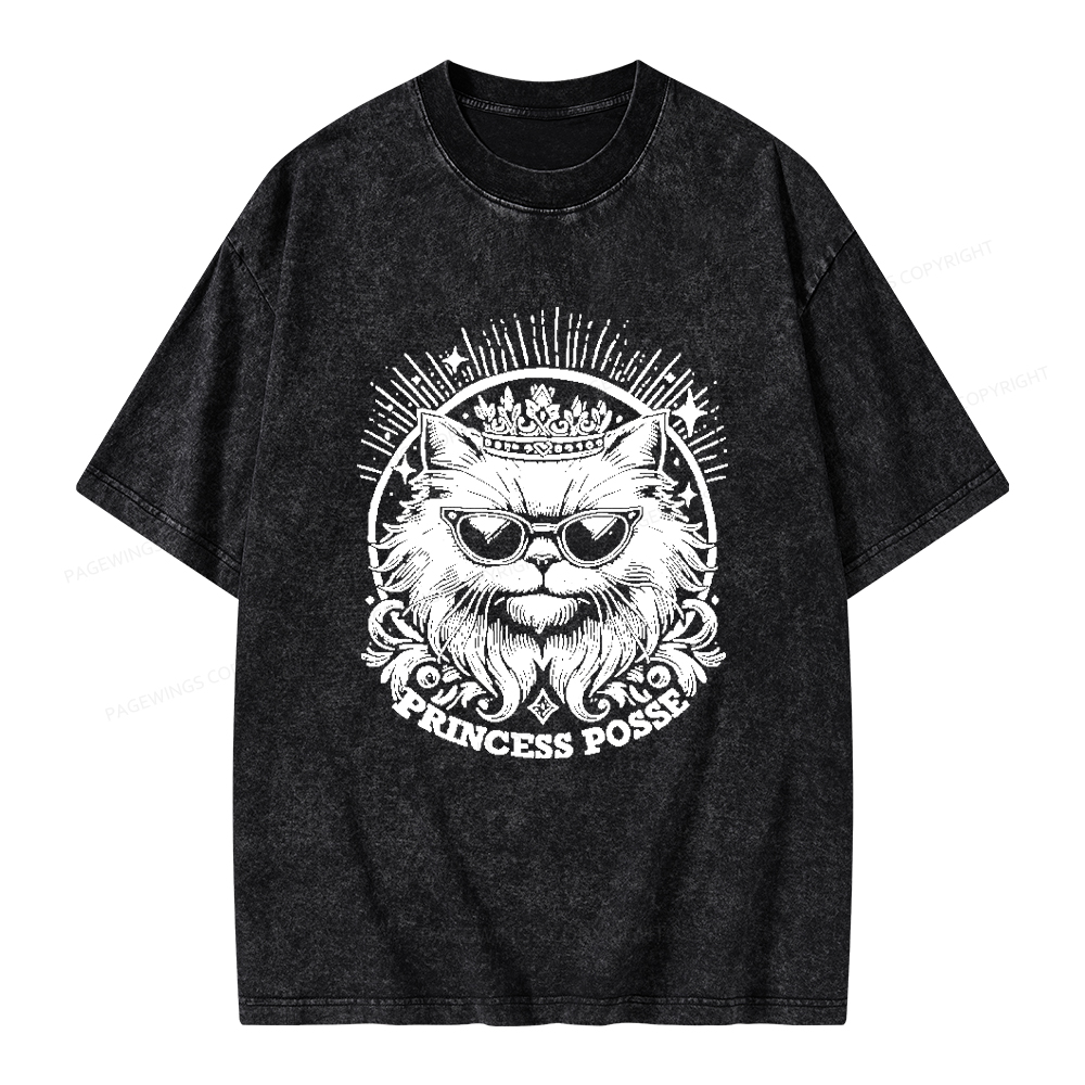 Pagewings Princess Posse Unisex Washed T-shirt