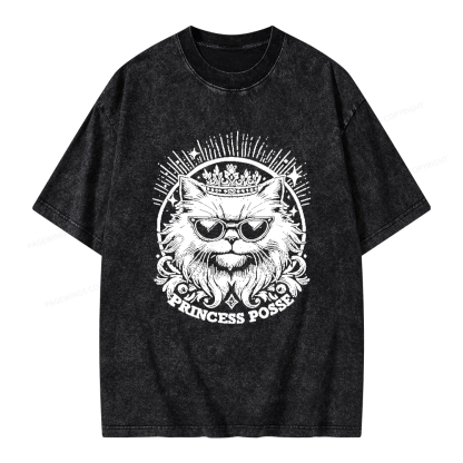 Pagewings Princess Posse Unisex Washed T-shirt