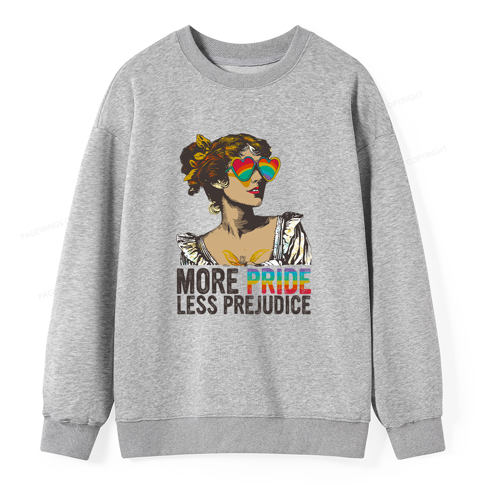 Pagewings More Pride Less Prejudice Unisex Classic Sweatshirt