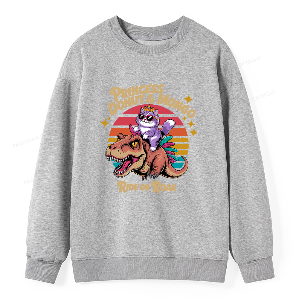 Pagewings Princess Donut & Mongo Unisex Classic Sweatshirt