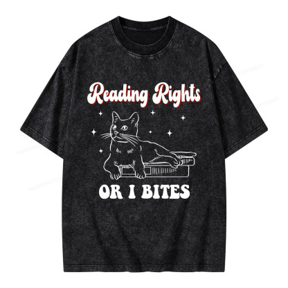 Pagewings Reading Rights Unisex Washed T-shirt