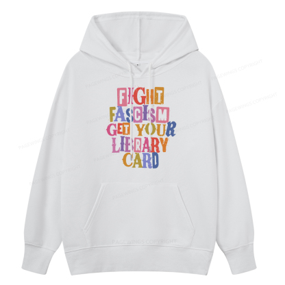 Pagewings Get Your Library Card Unisex Classic Hoodie