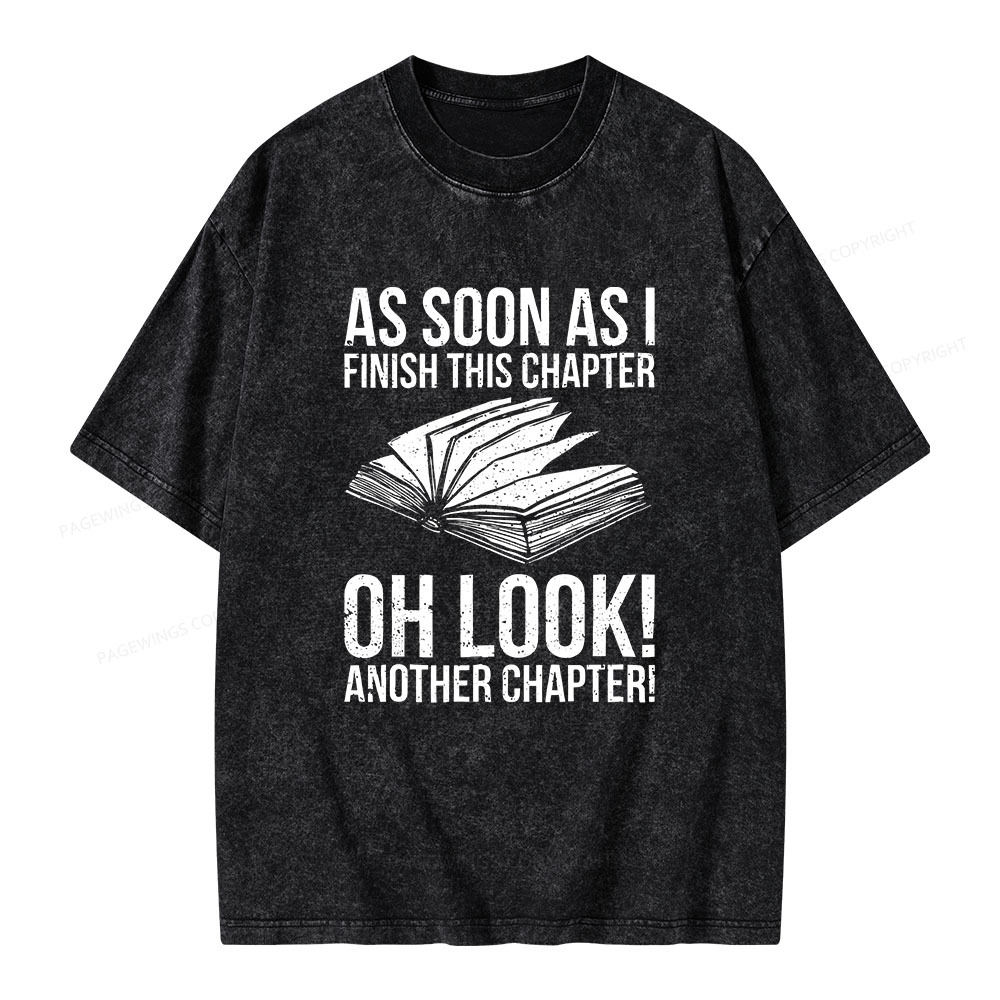 Pagewings Another Chapter Unisex Washed T-shirt