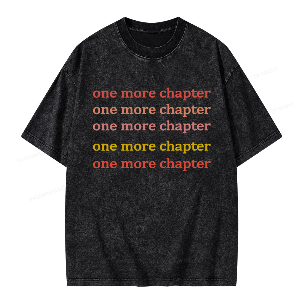 Pagewings One More Chapter Unisex Washed T-shirt
