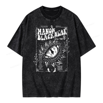 Pagewing  ACOTAR Crescent City Rhysand Unisex Washed T-shirt