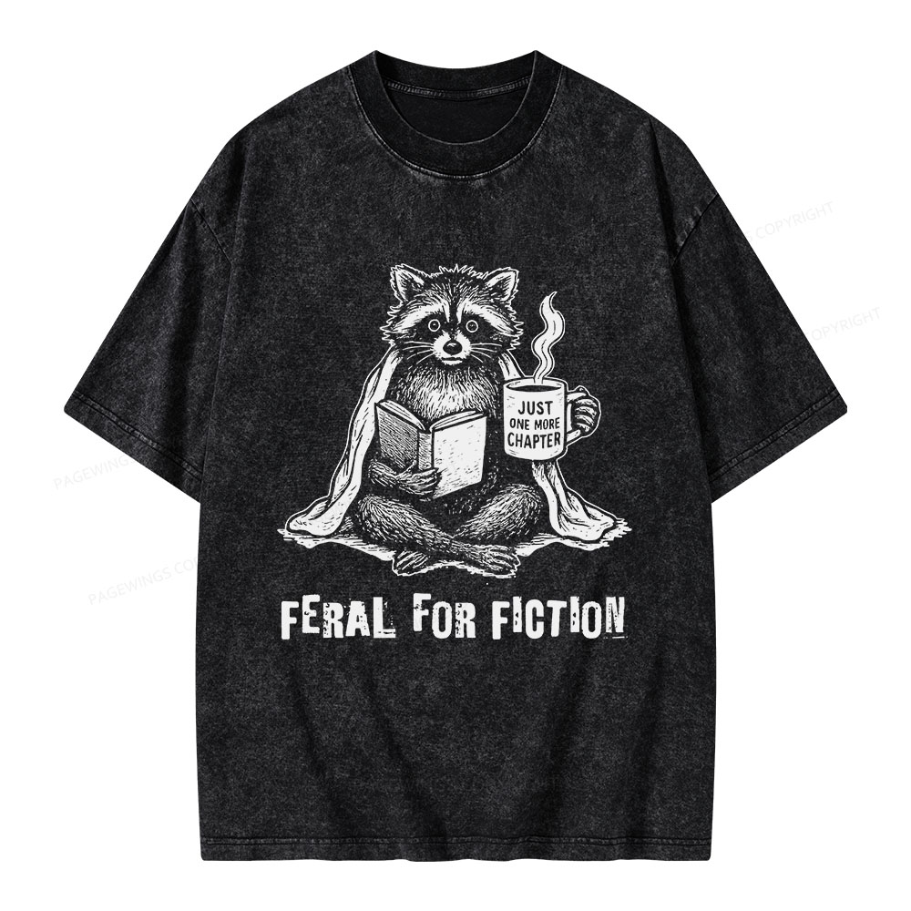 Pagewings One More Chapter Unisex Washed T-shirt