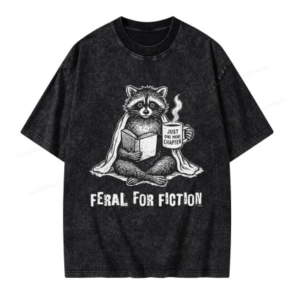 Pagewings One More Chapter Unisex Washed T-shirt