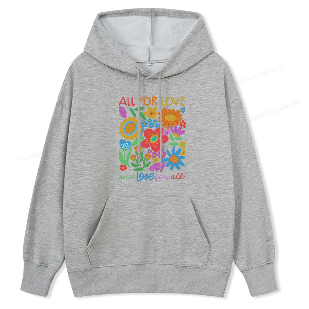 Pagewings All For Love Unisex Classic Hoodie