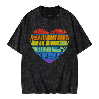 Pagewings All Love for knowledge Unisex Washed T-shirt