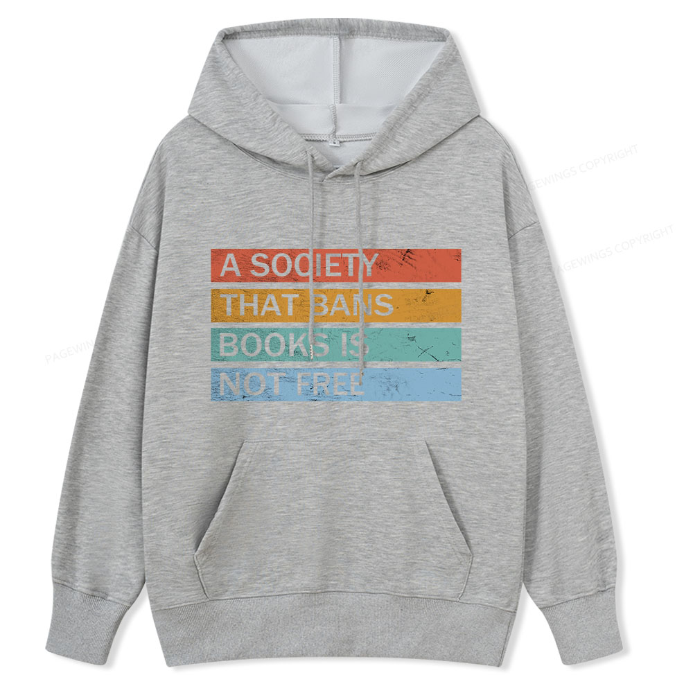 Pagewings Read Banned Books Unisex Classic Hoodie