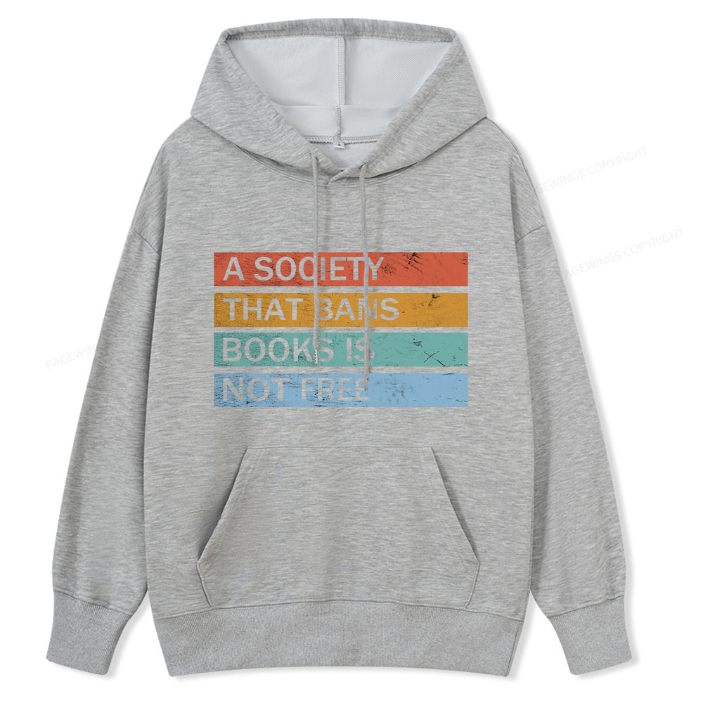 Pagewings Read Banned Books Unisex Classic Hoodie