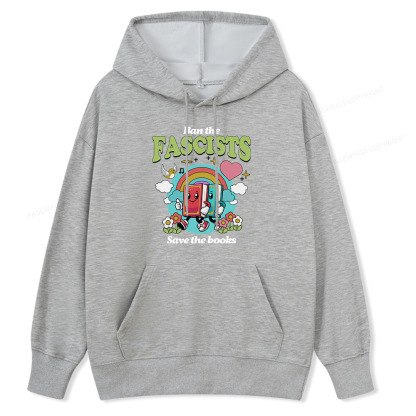 Pagewings Ban the Fascists Save the Books Unisex Classic Hoodie
