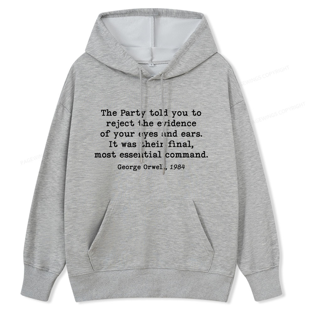 Pagewings It Was Their Final Most Essential Command Unisex Classic Hoodie
