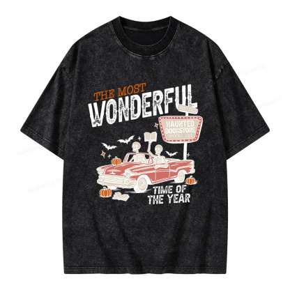 Pagewings The Most Wonderful Unisex Washed T-shirt