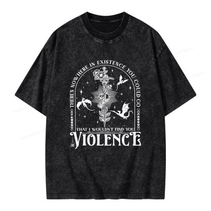 Pagewings There’s Nowhere In Existence You Could Go That Unisex Washed T-shirt