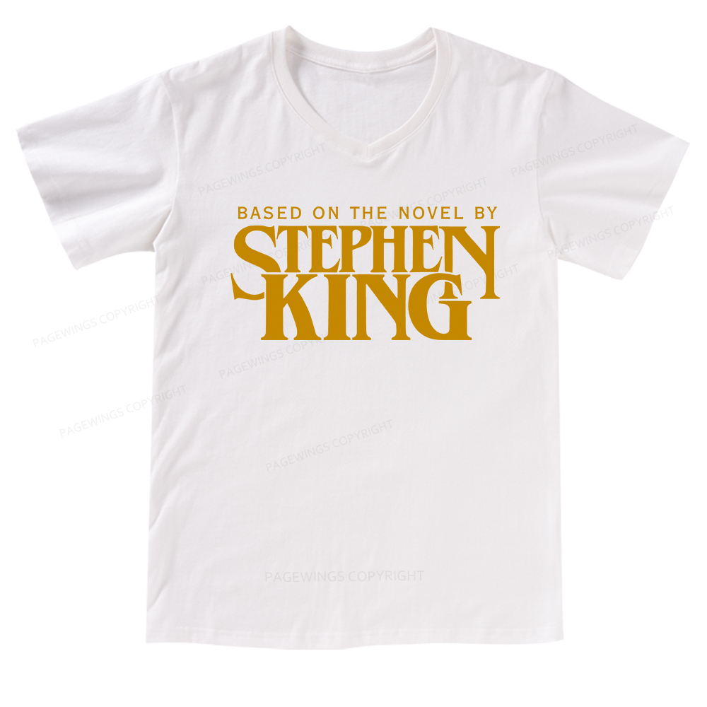 Pagewings Based On A Novel By Stephen King V-neck T-shirt